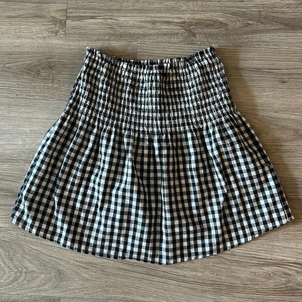 Boutique Brand: She & Sky Gingham Rouched Tube Top